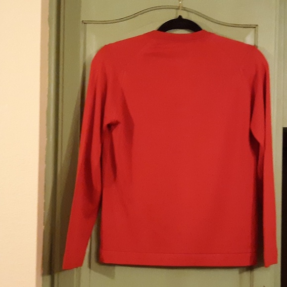 Vintage Givenchy Sport Paris - New York Red Button Cardigan. - Picture 3 of 8